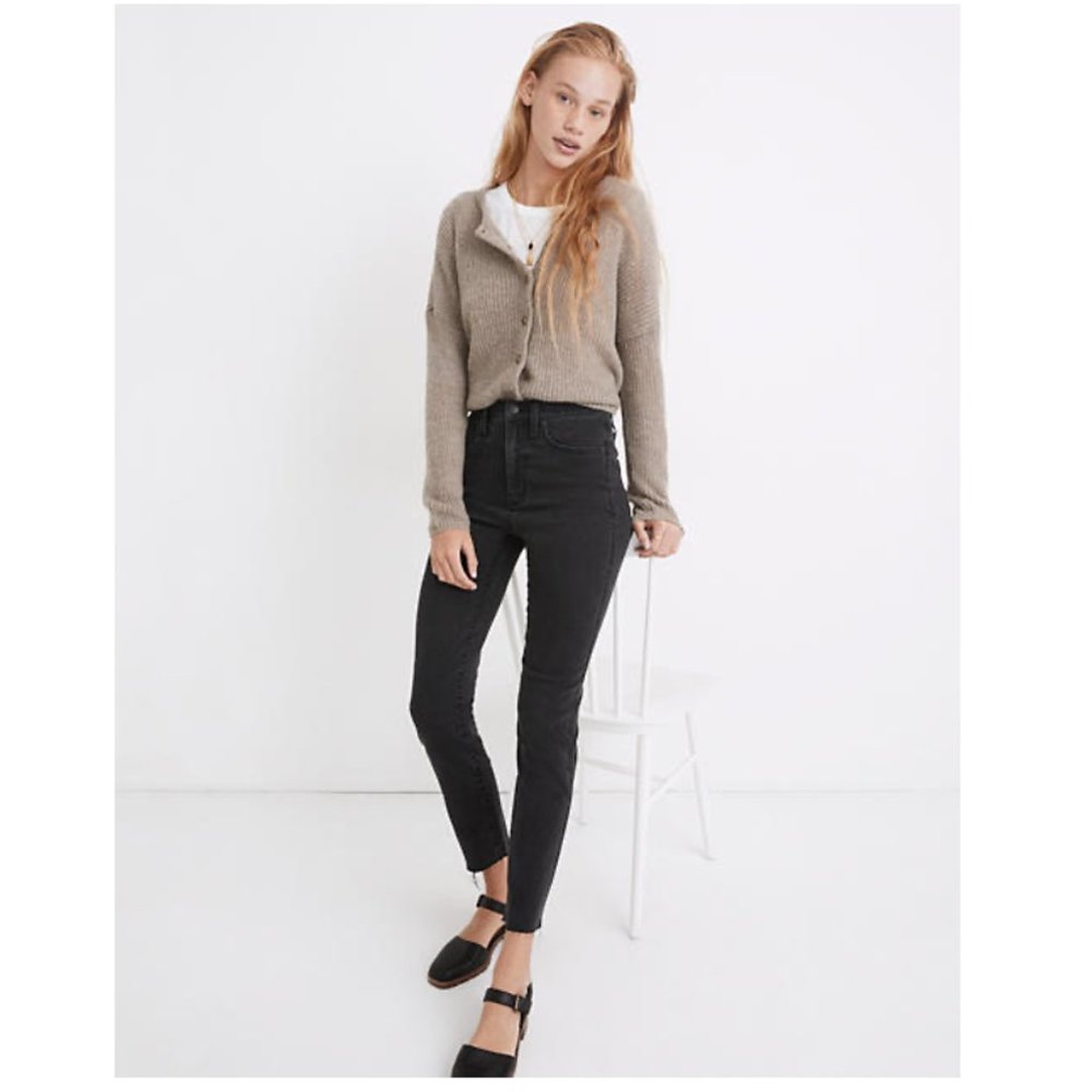 Madewell Stovepipe Jeans in Banberry Wash: Raw-Hem Edition